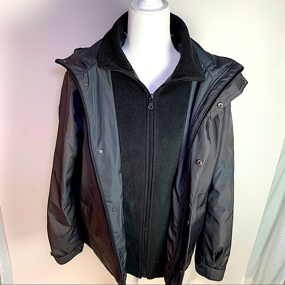 Calvin Klein Women’s Mid Length Black Coat Size S - Picture 3 of 14